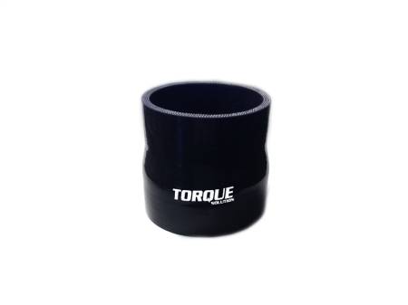 Torque Solution - Torque Solution Transition Silicone Coupler: 2.75 inch to 3 inch Black Universal