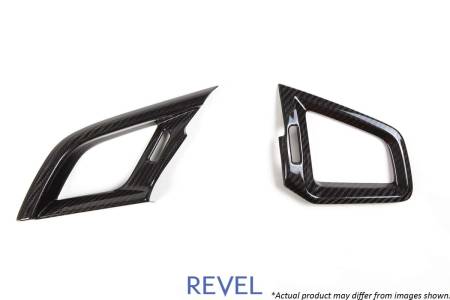 Revel USA (Tanabe) - Revel GT Dry Carbon A/C Vent Cover (Left & Right) 2016-2018 Honda Civic *2 PCS