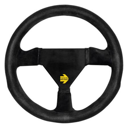 Momo - Momo MOD11 Steering Wheel 260 mm -  Black Suede/Black Spokes