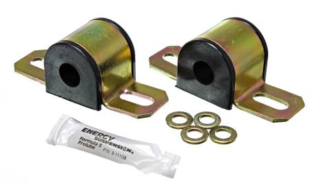 Energy Suspension - Energy Suspension 92-95 Honda Civic/CRX Black 22mm Front Sway Bar Bushings