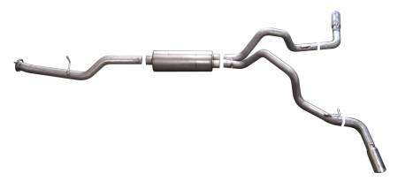 Gibson Performance Exhaust - Gibson 15-19 GMC Sierra 2500 HD Base 6.0L 3.5in/3in Cat-Back Dual Extreme Exhaust - Stainless