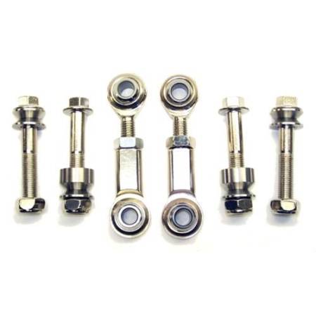 BLOX Racing - BLOX Racing Adjustable End Links Set - 1994-2001 Acura Integra / 1992-2000 Honda Civic Del Sol