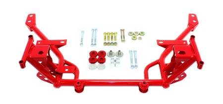 BMR Suspension - BMR 05-14 S197 Mustang K-Member w/ STD. Motor Mounts and STD. Rack Mounts - Red