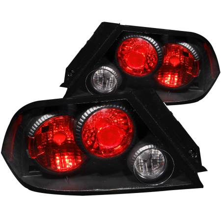 ANZO Headlights, Tail Lights and More  - ANZO 2002-2003 Mitsubishi Lancer Taillights Black