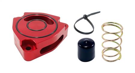 Torque Solution - Torque Solution Blow Off BOV Sound Plate (Red) 14+ Kia Forte Koup Turbo