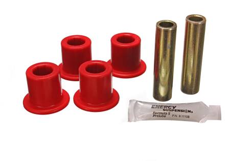 Energy Suspension - Energy Suspension Jeep Frame Shackle Bushing Set - Red