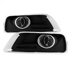 Spyder Auto - Spyder Chevy Malibu 2012-2015 OEM Fog Light W/Universal Switch- Clear FL-CMA2012-C