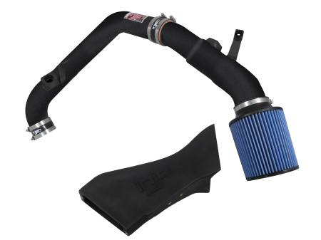 Injen - Injen 11 BMW E82 135i (N55) Turbo/E90 335i Wrinkle Black Tuned Air Intake w/ MR Tech, Air Fusion