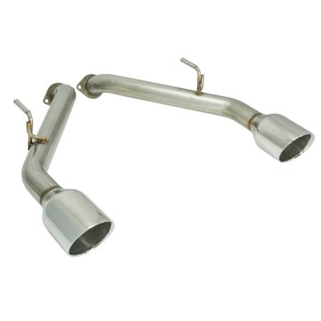 Remark By GReddy - Remark 2014+ Infiniti Q50 Axle Back Exhaust w/Stainless Steel Double Wall Tip