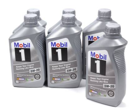 Mobil 1 - Mobil 1 Motor Oil - 5W20 - Synthetic - 1 qt - Set of 6