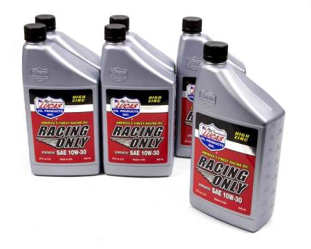 Lucas Oil - Lucas Motor Oil - Racing - 10W30 - Synthetic - 1 qt - Set of 6