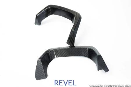 Revel USA (Tanabe) - Revel GT Dry Carbon Muffler Garnish (Left & Right) 2015-2018 Subaru WRX / STI *2 PCS