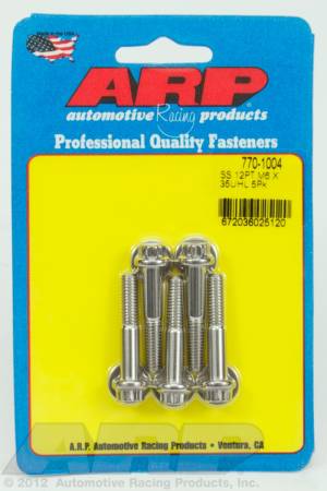 ARP - ARP M6 x 1.00 x 35 12pt SS bolts 770-1004