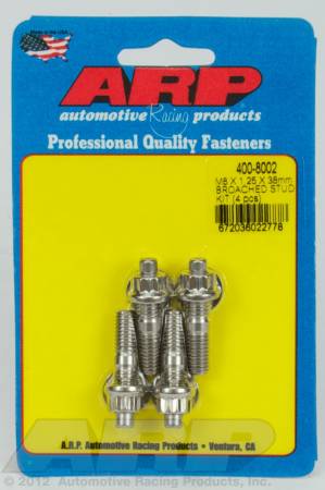 ARP - ARP M8 X 1.25 X 38mm broached stud kit - 4pcs 400-8002