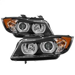 Spyder Auto - Spyder BMW E90 3-Series 06-08 4DR Headlights - Halogen Model Only - Black PRO-YD-BMWE9005V2-AM-BK