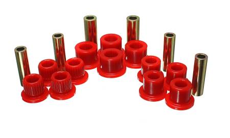 Energy Suspension - Energy Suspension 99-04 Ford F-350 2wd/F-250 SD 4wd/F-350 4wd Red Rear Leaf Spring Bushing Set