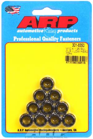 ARP - ARP M10 X 1.25 sml clr/low head 12pt nut kit 301-8350