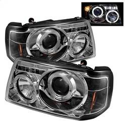 Spyder Auto - Spyder Ford Ranger 01-11 1PC Projector Headlights LED Halo LED Chrm PRO-YD-FR01-1PC-HL-C