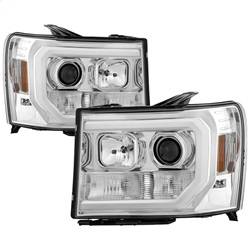 Spyder Auto - Spyder GMC Sierra 1500/2500/3500 07-13 V2 Projector Headlights - Chrome PRO-YD-GS07V2-LBDRL-C