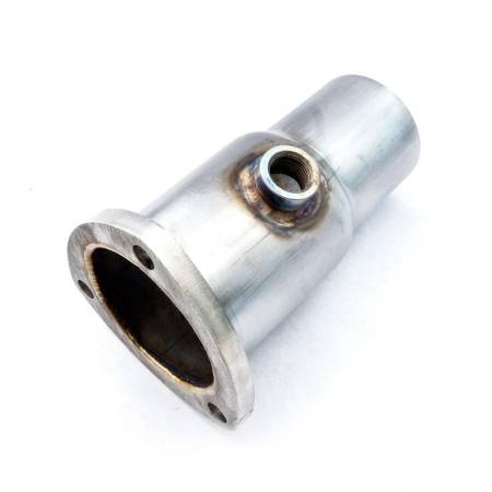 Stainless Works - Stainless Works Collector Adapter 3-Bolt 3-1/2in OD Tubing 3-1/2in OD Outlet + O2 Bung