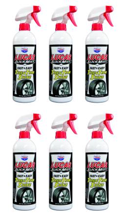 Lucas Oil - Lucas Tire Shine - Slick Mist Tire and Trim - 24 oz Spray Bottle - Set of 6