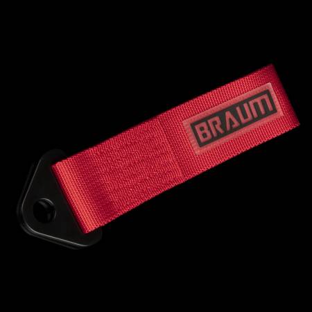 BRAUM RACING SEATS & MORE - BRAUM Racing Red Tow Strap Kit - Each