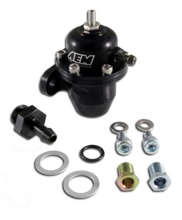 AEM Electronics - AEM 94-01 Acura Integra / 90-93 Honda Accord / 92-95 Honda Civic / 99-00 Honda Civic Black Adjustabl