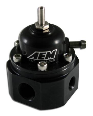 AEM Electronics - AEM Universal Black Adjustable Fuel Pressure Regulator