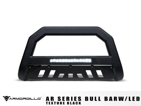 Armordillo - Armordillo 1997-2003 Ford F-150 AR Bull Bar w/LED - Texture Black