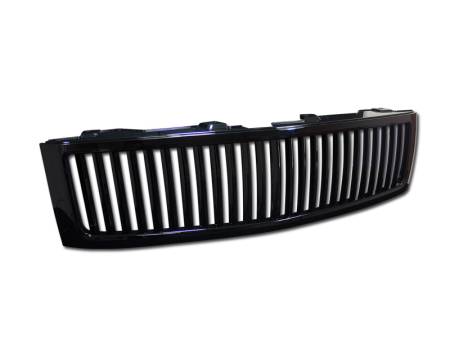 Armordillo - Armordillo 2007-2013 Chevy Silverado 1500 Vertical Grille Gloss Black