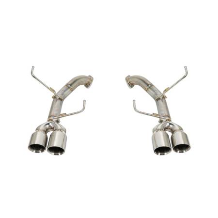 Remark By GReddy - Remark 11-14 Subaru WRX/STI GR (GV) Sedan Axle Back Exhaust w/Stainless Steel Double Wall Tip