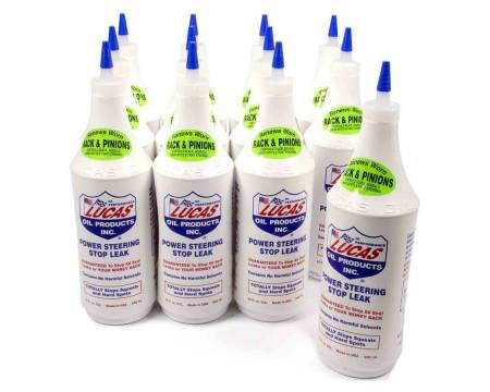 Lucas Oil - Lucas Power Steering Fluid - Stop Leak - 1 qt - Set of 12