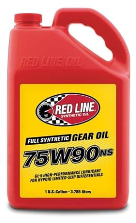 Red Line Synthetic Oil - Red Line Oil 75W90NS Gear Oil Synthetic GL-5 Gear Oil For Manual Transmissions 1 Gallon - Case of 4