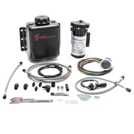 Snow Performance - Snow Performance Stage 2 Boost Cooler Forced Induction Progressive Water-Methanol Injection Kit (Stainless Steel Braided Line, 4AN Fittings)