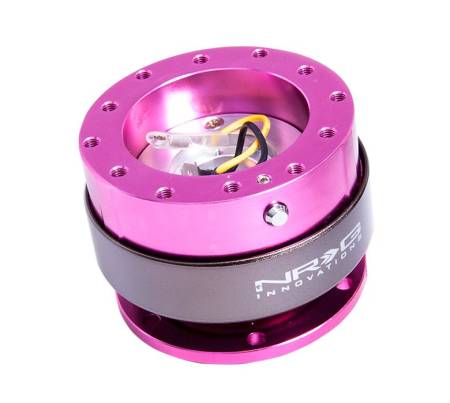 NRG Innovations - NRG Innovations Quick Release Gen 2.0 - Pink Body / Titanium Chrome Ring