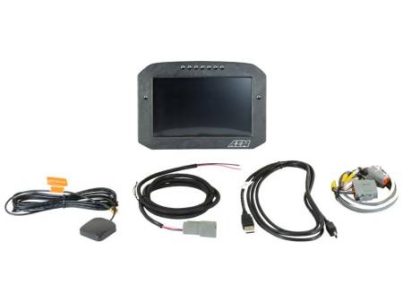 AEM Electronics - AEM CD-7G Carbon Flush Digital Dash Display w/ Internal 20Hz GPS & Antenna