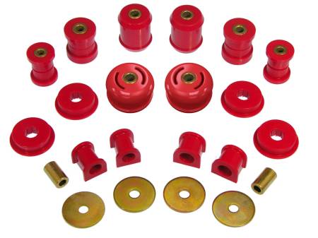 Prothane - Prothane Mitsubishi Evo 8 Total Bushing Kit - Red