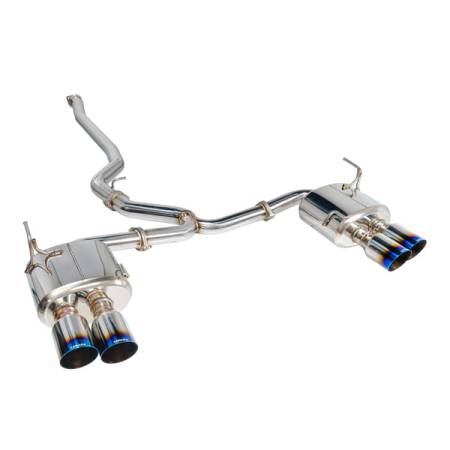 Remark By GReddy - Remark 2015+ Subaru WRX/STi 4in Quad Cat-Back Exhaust Titanium Stainless Non-Resonated