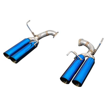 Remark By GReddy - Remark 2015+ Subaru WRX/STI VA Boso Edition Axle Back Exhaust w/ Burnt Blue Single Wall Tip