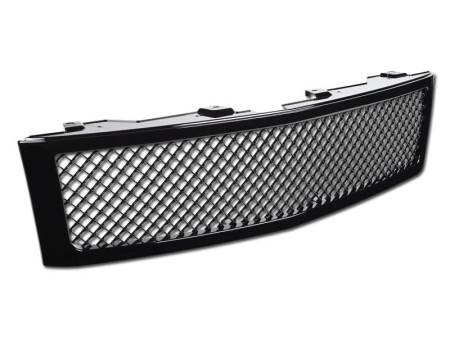 Armordillo - Armordillo 2007-2013 Chevy Silverado 1500 Mesh Grille Gloss Black