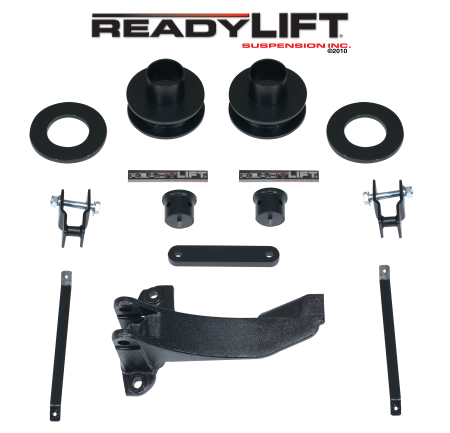 ReadyLIFT Suspension - ReadyLIFT 2005-07 FORD F250/F350/F450 2.5" Front Leveling Kit with Track Bar Bracket