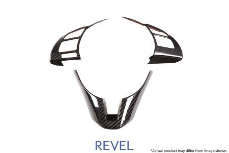 Revel USA (Tanabe) - Revel GT Dry Carbon Steering Wheel Insert Covers 2014-2017 Mazda Mazda3 *3 PCS