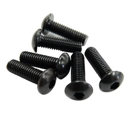 NRG Innovations - NRG Innovations Steering Wheel Screw Upgrade Kit (Flat) - Black