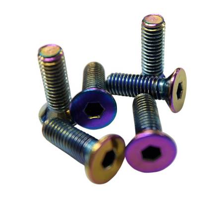 NRG Innovations - NRG Innovations Steering Wheel Screw Upgrade Kit (Conical) - Neochrome