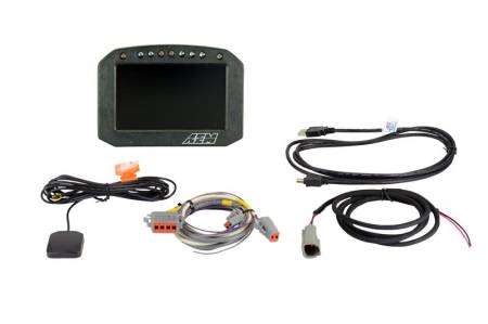 AEM Electronics - AEM CD-5G Carbon Flush Digital Dash Display w/ Internal 20Hz GPS & Antenna