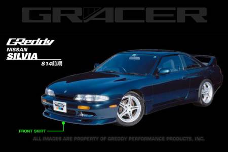 GReddy - GReddy 95-96 Nissan 240SX Urethane Front Lip Spoiler