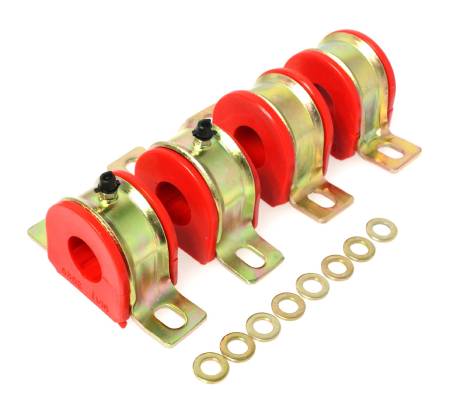 Energy Suspension - Energy Suspension 1-1/16in Gm Greaseable S/B Set - Red