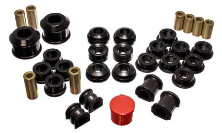 Energy Suspension - Energy Suspension 02-04 Acura RSX (includes Type S) Black Hyper-Flex Master Bushing Set