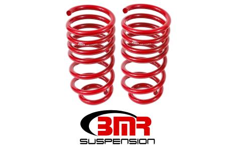 BMR Suspension - BMR 10-15 5th Gen Camaro V8 Rear Lowering Springs - Red