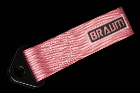 BRAUM RACING SEATS & MORE - BRAUM Racing Pink Tow Strap Kit - Each